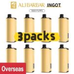 Alibarbar Ingot 9000 puffs-3 pack Multiple flavors